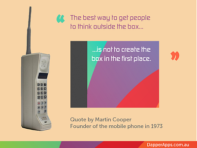 The Creator of The Mobile Phone on Creative Thinking