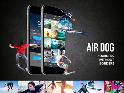 Air Dog Mobile App Design, UI & UX