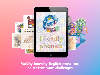 Friendly Phonics App Design, UI, UX and Development