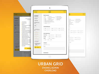 Urban Grid App Design, UI and UX