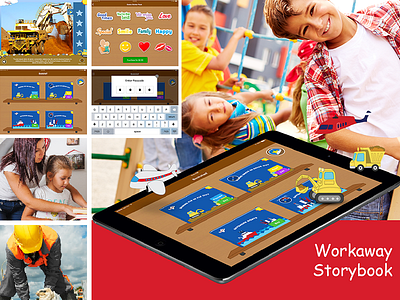 Workaway Storybook App Design, UI, UX and Development app design app developers australia apps business app dapper apps mobile perth tech ui design ux design