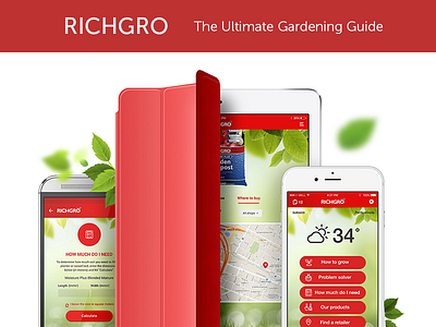 Richgro App Design, UI, UX and Development app design app developers australia apps business app dapper apps mobile perth tech ui design ux design