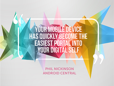 Mobile, Apps and Your Digital Self