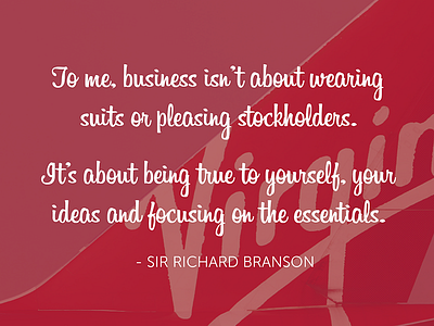 Branson On Business app design app marketing apps branson business business app entrepreneur mobile motivation quotes startup virgin