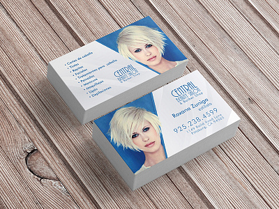 Custom business card design for hair salon business beauty brand identity branding business business cards graphic design hair salon logo design marketing prismadream tarjetas