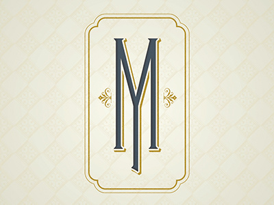 Mabel's Monogram 1920s art art nouveau deco logo mabels monogram type typeography underground