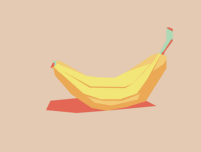 Banana design flat illustration illustrator vector