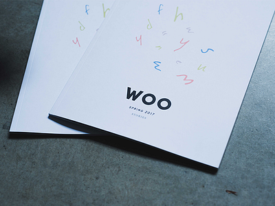 WOO Spring Issue art direction layout magazine publication
