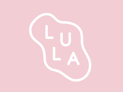 Personal Logo brand design logo lula mark pink