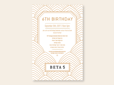 Beta5 Birthday Invite