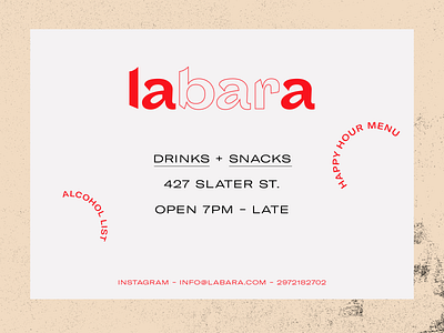 labara landing page branding color design flat graphic identity illustrator layout logo minimal type typography ui vector web website