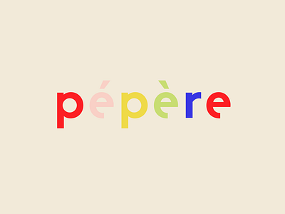 pepere wordmark