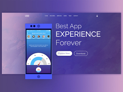 App Landing Design