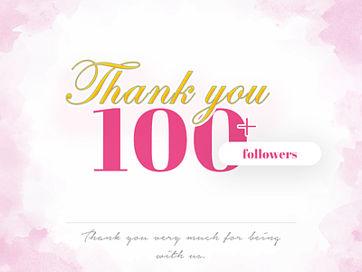 100+ Followers