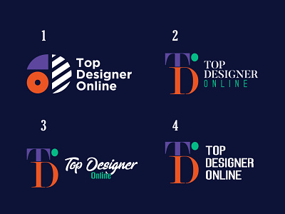 Top Designers Online agency brand identity branding creative logo logo design orange vector