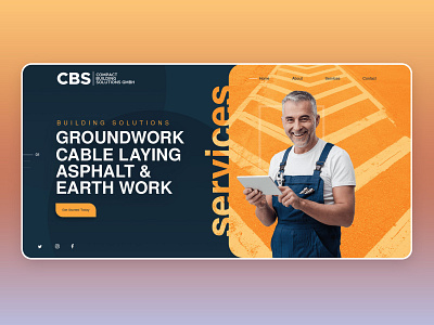 CBS Landing Page brand design cbs landing page cbs landing page design landing landing page page ui ux web