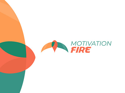 Motivation Fire Logo Concept branding fire green hype logo logo critique logo design logo designer motivation orange