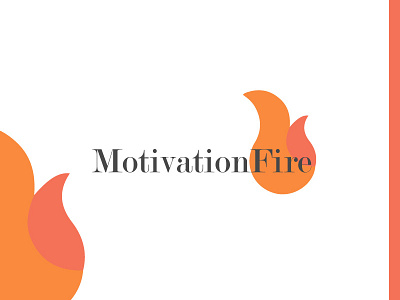 Motivation Fire Logo Concept 2 branding fire green hype logo logo critique logo design logo designer motivation orange