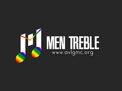 Men Treble Logo branding design logo logo design orange typography