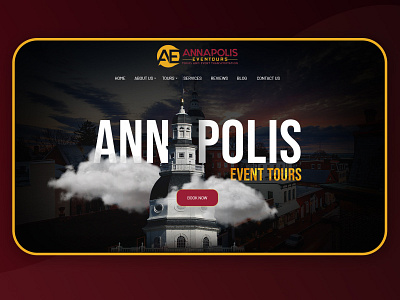 Event Tours Website Mockup