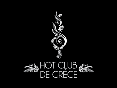 Hot Club de Grece branding design logo typography vector