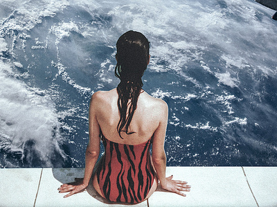 Looking The Blue Planet design digital illustration illustration photomanipulation photoshop