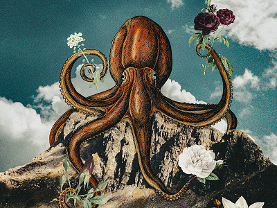 The Octopus's Garden beatles design digital illustration illustration photomanipulation photoshop