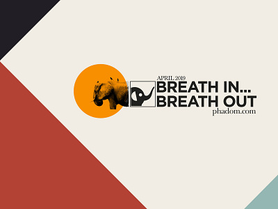 Breath In - Breath out Self promotion Campaign design digital illustration illustration typography