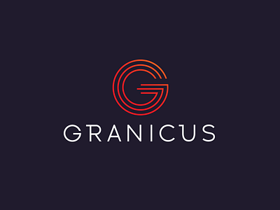 Granicus Logo custom type gradient identity logo technology typography