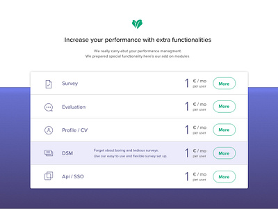 Pricing Extension price list pricing pricing table ui ux design web