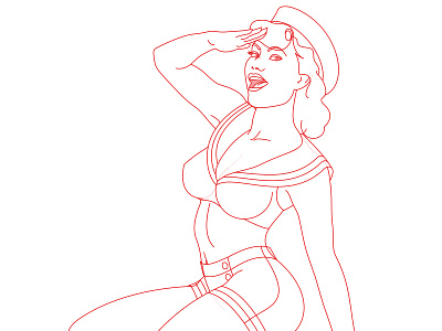 Navy Pinup WIP