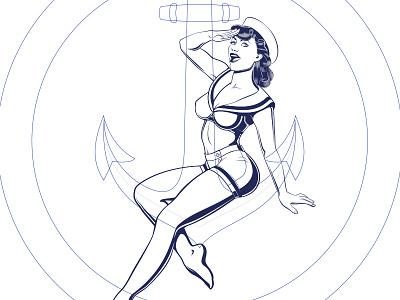 Navy Pinup WIP 4