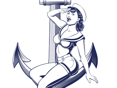 Navy Pinup WIP 5