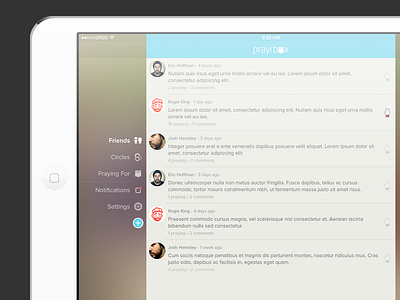 Prayrbox for iOS on iPad (Updated)