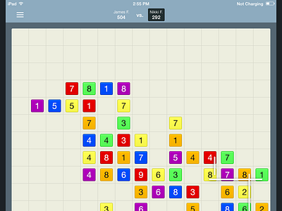 iOS 7 Board Design game tiles
