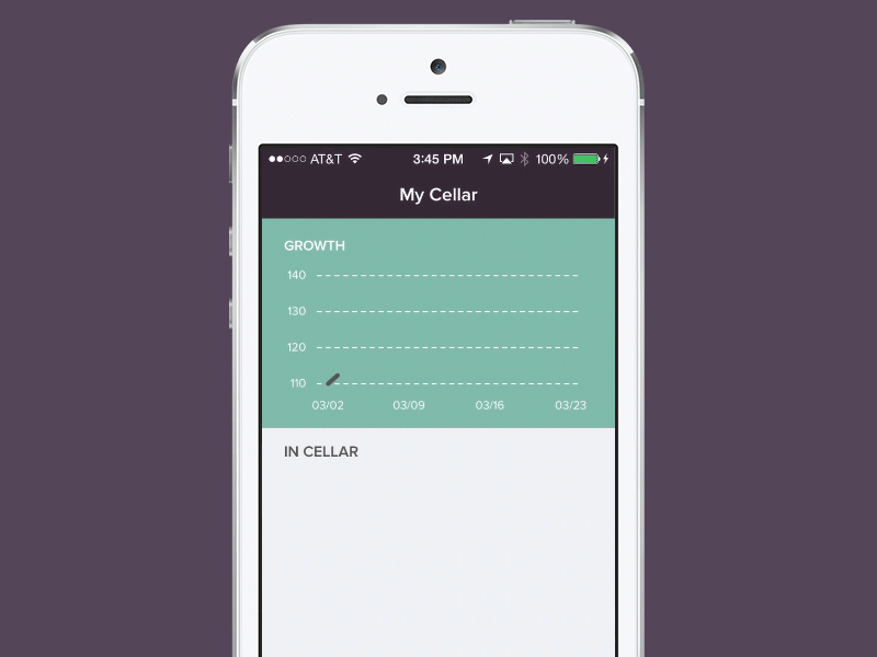 Cellar Graph Animation cellar graph iphone wine