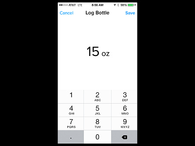 Log Bottle app baby bottle post