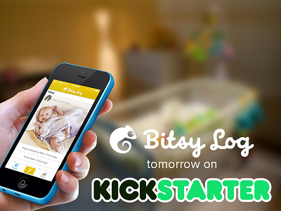 Bitsy Tomorrow app baby chameleon cute iphone kickstarter