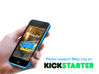 Bitsy Log on Kickstarter! app baby chameleon cute iphone kickstarter