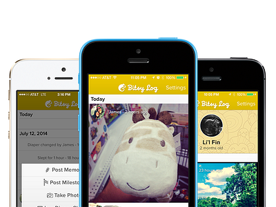 New Graphic for Kickstarter Campaign app baby chameleon cute iphone kickstarter