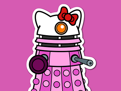 Gunstick ’n’ Plunger baby dalek doctor who hello kitty