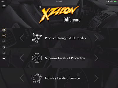 Xzilon Difference car ipad scroll