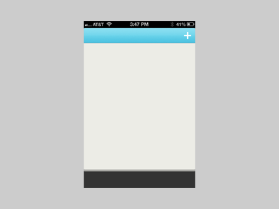 Very Early App Interface