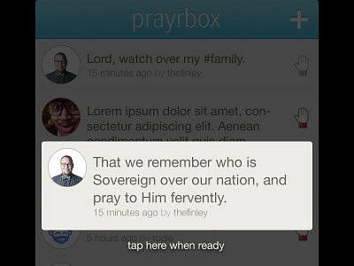 Sovereign app church faith ios iphone prayer prayrbox