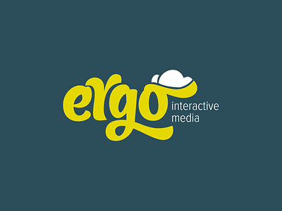 Ergo Logo candy script cloud logo