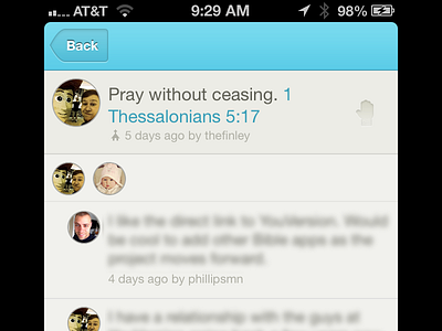 Prayrbox Details comments iphone mobile prayer prayrbox social