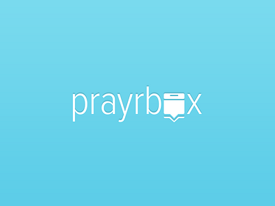 Prayrbox Logo iphone logo mobile prayer prayrbox social