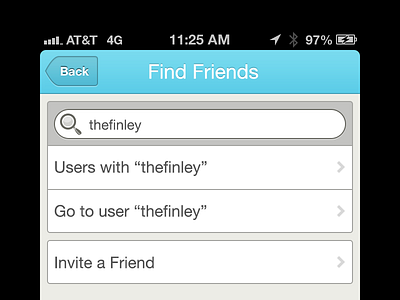 Prayrbox Find Friends interface ios iphone mobile prayer prayrbox search social
