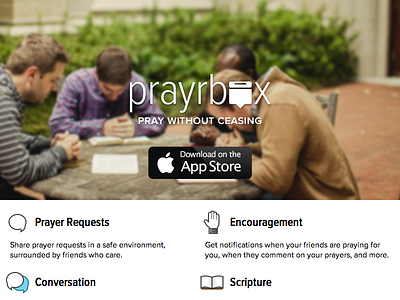 Prayrbox: Pray Without Ceasing download icons iphone mobile prayer prayrbox site social