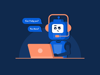 Chatbot chatbot illustrator robot simple